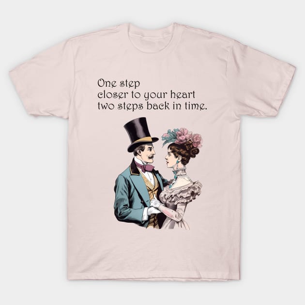 Timeless Waltz: Victorian Dance of Love T-Shirt by BalderdashBTQ